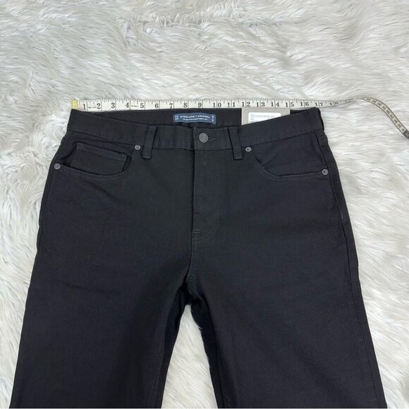 Everlane Uniform Men’s NWT Black The Slim 4-Way Stretch Minimalist Jean W34/L28 - Picture 10 of 13